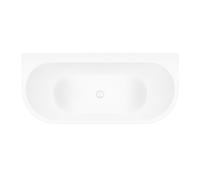 Conjunto bañera de pared Oltens Hulda 12021000, embellecedor de tapón Oltens 09002000