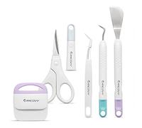 Conjunto básico de herramientas para herramientas de desmalezado de vinilo Cricut para Cricut/Silhouette/Siser/Oracal 631 651 751 Vinilo, kit de 5 herramientas de manualidades de cartulina