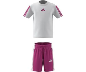 Conjunto Blanco ADIDAS LK 3S T-SET 160 WHITE/SELUFU NIÑA