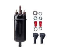 Conjunto Bomba Combustible Eléctrica Para MG Para MGR V8 0580464070 Bomba Combustible Eléctrica 125PSI 135 Ltr/h Transferencia Aceite Alta Presión En Línea(Negro)