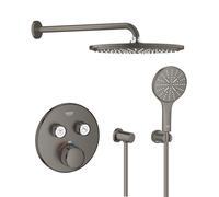 Conjunto brazo de ducha con efecto lluvia Grohe Rainshower 26066AL0, grifo de bañera y ducha Grohe Grohtherm SmartControl 29119AL0, 26574AL0, 27057AL0, 27074AL0, 28362A01