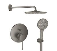 Conjunto brazo de ducha con efecto lluvia Grohe Rainshower 26558AL0, grifo de bañera y ducha Grohe Essence 24058AL1, 26574AL0, 26658AL0, 28362A01