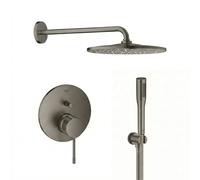 Conjunto brazo de ducha con efecto lluvia Grohe Rainshower 26558AL0, grifo de bañera y ducha Grohe Essence 24058AL1, 26658AL0, 27400AL0, 28362A01