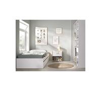 Conjunto cama nido dormitorio LAGO 4 DEKIT blanco