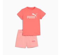 Conjunto Camiseta + Bermuda Puma-MINICATS ESS Tee and Shorts Set INF-686285-24-NARANJA UNISEX JUNIOR