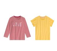 Conjunto camiseta manga corta y larga infantiles pack 2