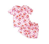 Conjunto casual de dos piezas con camisa a cuadros estampada para niña Traje De Lluvia compatible with Moto