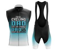 Conjunto Ciclismo Hombre Verano Maillot Ciclista Ropa Bici MTB Sin Mangas,Traje Bicicleta Chaleco Ciclo y Culotte Tirantes con 19D Gel Acolchado,Completa Jerseys Transpirable Secado Rápido(B5,M)