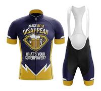 Conjunto Ciclismo Hombre Verano Ropa Bici MTB Maillot Ciclista Manga Corta,Traje Bicicleta Camiseta Ciclo y Culotte Tirantes con 19D Gel Acolchado,Completa Jerseys Transpirable Secado Rápido(B12,XL)