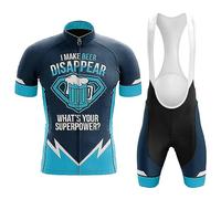 Conjunto Ciclismo Hombre Verano Ropa Bici MTB Maillot Ciclista Manga Corta,Traje Bicicleta Camiseta Ciclo y Culotte Tirantes con 19D Gel Acolchado,Completa Jerseys Transpirable Secado Rápido(B1,3XL)