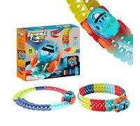 Conjunto Circuito - Flexible Luminoso LED, Modular Creativo, Curso Colorido Flexible Montaje Divertido Bricolaje, Kit Construcción Fantasía | Actividad Hogar Jóvenes Familia Mome