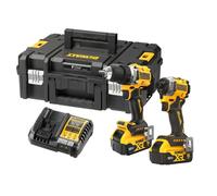 Conjunto combinado Dewalt XR de 18 V DCF850+DCD800 2x5 Ah DCK2051P2T