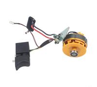Conjunto completo de motor sin escobillas de 16,8 V con engranaje de 13 dientes más tablero de control e interruptor para metal de restauración de taladro eléctrico