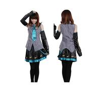 (Conjunto completo (sin zapatos), L) Disfraz de cosplay de Hatsune Miku VOCALOID conjunto completo