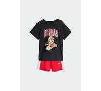 ADIDAS SPORTSWEAR Chándal 'Disney Micky Maus' naranja oscuro / rojo rubí / negro / blanco 68xTallas normales naranja oscuro / rojo rubí / negro / blanco