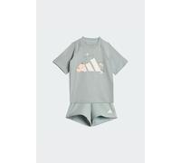 adidas Unisex - Bimbi 0-24 TIRO_NSTER T-SHIRT SET, Wonder Sage/white, 9-12 Months