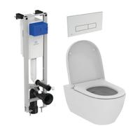 Conjunto conjunto Combi-Pack con tapa Ideal Standard i.Life O T572501, marco empotrado Ideal Standard Prosys E233267, R0121AA