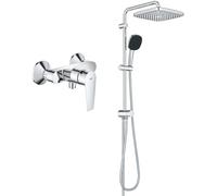 Conjunto conjunto de ducha Grohe Vitalio Comfort 26698001, grifo para ducha Grohe Start Edge 24197001