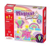 Conjunto creativo Arte con arena fluorescente, Magia - 4 piezas