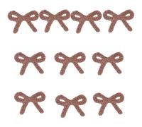 Conjunto De 10 Bowknot Bordado Bowknot Apliques De Hilo De Crochet Apliques En Puntos De Hilo Para Vestido De Ropa Jean Accesorios De Costura