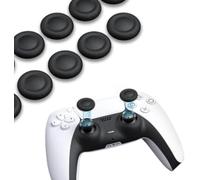 Conjunto de 10 capuchones de joysticks para mandos PS5/PS4 - Antideslizantes y Resistentes - Textura grabada láser para una Mejor sujeción - Compatibles con PS5/PS4/PS5 Edge - Protección Duradera
