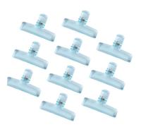 Conjunto De 10 Clamp De CLIP CLIP ACRYLIC Para Tablero Dibujo Craft Bag Bag Food Archivo Organización Clips Almacenamiento Acrílico