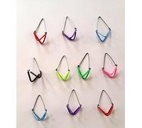 Conjunto de 10 Mizrab para sitar, recubiertos de plástico, púas para sitar de alambre fino