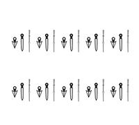 Conjunto de 10 piezas de puntero de reloj, agujas de reloj luminosas, hora minuto segundo, piezas de modificación de movimiento de reloj para NH35 NH36 SK 26, fácil de, #711, SK-23, SK-23