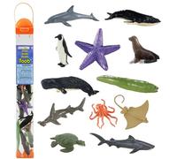 Safari Ltd. Conjunto de 12 Figuras en Miniatura del Océano | Colección TOOBs | Figuras en Miniatura de Ecosistemas | No tóxicas y Libres de BPA | Adecuadas para niños de 3 años en adelante