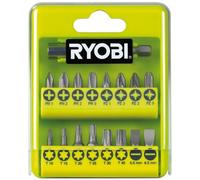 Estojo de 21 puntas para atornillar ryobi rak17sd