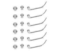 Conjunto de 18 almohadillas de silicona para los oídos con 6 tubos Siemens Resound BTE para audífonos (tamaño S, M, L)