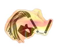 Conjunto de 2 accesorios con látigo ecuestre para actuaciones en fiestas-eshlB1801 (B-Azul)