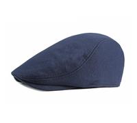 Conjunto de 2 boinas clásicas y gorras planas for hombre, estilo vintage, resistentes al agua, con ajuste seguro, for eventos urbanos al aire libre, a prueba de viento, estilo retro de gánster.(Navy_2