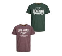 Conjunto de 2 camisetas de hombre cuello redondo - Camiseta elástica con estampa