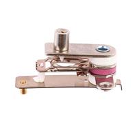 Conjunto de 2 interruptores de contacto accesorios electrodomésticos de cocina interruptores de cocina accesorios de cocina textura metal interruptor de control de temperatura