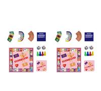 Conjunto de 2 Juegos Fora forejas - Juego de Mesa Adultopoly Fora Adultos, Cartas de Relaciones, Juegos Portátiles Fora forejas, Regalos de cumpleaños, Noche de Cita Fora Esposo y Esposa