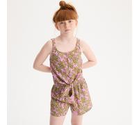 Conjunto de 2 PIEZAS con top y short con estampado de palmeras Niña Talla 102 cm (4 años). Color Violeta
