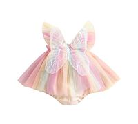 Conjunto de 2 piezas de mameluco de manga larga con bordado de flores bohemias para niña para primer cumpleaños, Color morado, 6-12 meses