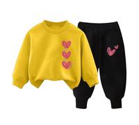 Conjunto de 2 piezas para bebé, unisex, otoño, primavera, invierno, niño, conjuntos, sudadera, bebé, niño, niña, jogging, niño y niño, 2 unidades