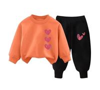Conjunto de 2 piezas para bebé, unisex, otoño, primavera, invierno, niño, conjuntos, sudadera, bebé, niño, niña, jogging, niño y niño, 2 unidades