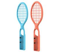 Conjunto de 2 raquetas de tenis de interruptor con mangos y correa, accesorios de controlador de alegría compatible con Switch y OLED, perfecto para una experiencia de juego más atractiva