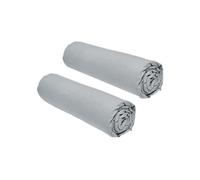 Conjunto de 2 sábanas ajustables TODAY Essential - 140 x 190 cm - 2 personas - 100% algodón - Acero