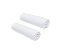 Conjunto de 2 sábanas ajustables TODAY Essential - 160 x 200 cm - 2 personas - 100% algodón - Tiza