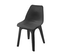 Conjunto de 2 Sillas de Jardín IPAE Eolo Antracita