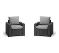 Conjunto de 2 sillones CALIFORNIA KETER