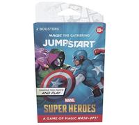 Conjunto de 2 Sobres de Jumpstart de Magic: The Gathering | Marvel Super Heroes (Versión en Inglés)