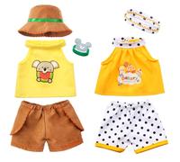 Conjunto de 2 trajes de oso de peluche de graduaci n, birrete y toga, para crear tu propio atuendo de 20 a 33 cm. Disfraz de oso de peluche para