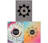 Conjunto de 3 libros de la colección David McCandless (La información es hermosa, el conocimiento es hermoso, hermosas noticias)