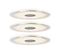 Conjunto de 3 luminarias empotradas LED Paulmann Premium «Whirl», 3 × 6,9 W, 3000 K