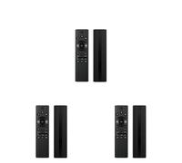 Conjunto de 3 mandos a Distancia inalámbricos con Control por Voz Bluetooth 5.0 de 2.4G, ratón Air Mouse USB con Aprendizaje IR y giroscopio de 6 Ejes para PC, proyector, Smart TV,Andrid TV